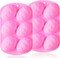 Easter Egg Silicone Molds, Pink Silicone Cake Molds for Baking for Holiday/Birthday/Party, Large Stuffed Chocolate Breakable Egg Molds for Dessert, 6 Cavities 2 Pcs
